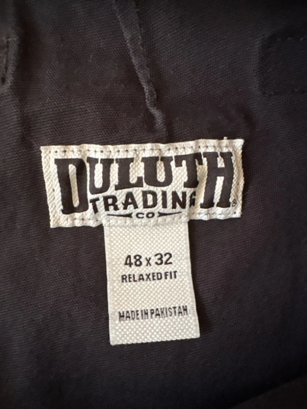 Duluth‎ Trading Co Black Cargo Pants